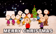 Peanuts Christmas GIF - Peanuts Christmas Sing GIFs