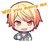 a cartoon of a boy asking if he can marry him