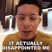 It Actually Disappointed Me Jorge Martinez GIF - It Actually Disappointed Me Jorge Martinez Vegas Must Try GIFs