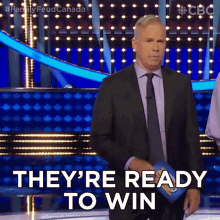 Theyre Ready To Win Gerry Dee GIF - Theyre Ready To Win Gerry Dee Family Feud Canada GIFs