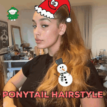 Ponhtail Hair Style Holiday Sale GIF - Ponhtail Hair Style Holiday Sale Holiday Event GIFs