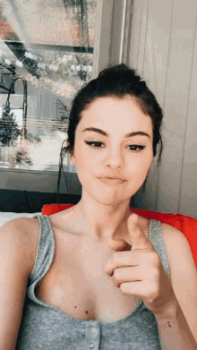 Selena Gomez Grimace GIF - Selena Gomez Grimace Face GIFs