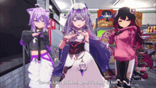 steve 's lava chicken yeah it 's tasty as hell says one of the anime girls