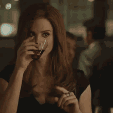Donna Suits GIF - Donna Suits Drinking GIFs