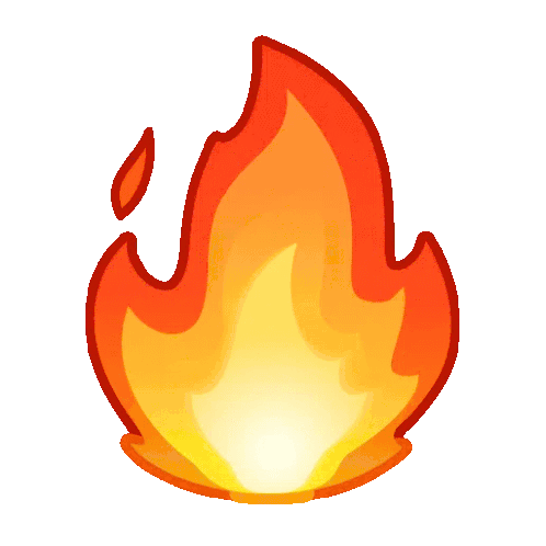 Fire Flame Sticker - Fire Flame Burn Stickers