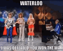 Abba Waterloo GIF - Abba Waterloo I Was Defeated GIFs