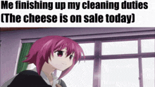 Cleaning Duties Cheese GIF