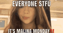 Malina Weissman Malina Monday GIF - Malina Weissman Malina Monday Monday GIFs