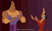 Dont Touch Nope GIF - Dont Touch Nope The Emperors New Groove GIFs