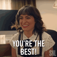 Youre The Best Melissa Villaseñor GIF - Youre The Best Melissa Villaseñor Saturday Night Live GIFs