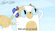 Get Out Of My Head Cake GIF - Get Out Of My Head Cake Adventure Time Fionna And Cake GIFs