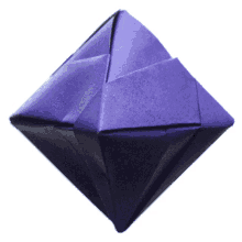 origami diamond paper spinning