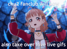 chu2fanclub chika takami aqours love live love live sunshine