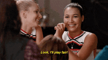 Glee Santana Lopez GIF - Glee Santana Lopez Look Ill Play Fair GIFs