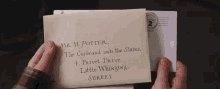 hogwarts letter harry potter daniell radcliffe