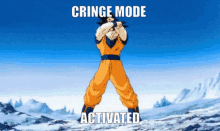 Activated Cringe GIF - Activated Cringe Goku GIFs