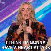 I Think Im Gonna Have A Heart Attack Claire Connolly GIF - I Think Im Gonna Have A Heart Attack Claire Connolly Britain'S Got Talent GIFs