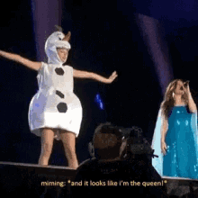 taylor swift let it go olaf idina menzel and it looks like im the queen