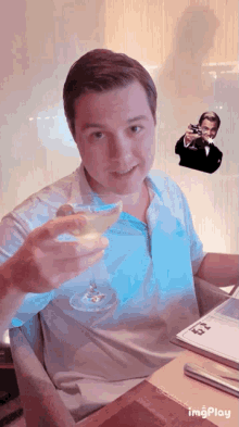 Great Gatsby Cheers GIF - Great Gatsby Cheers Martini GIFs