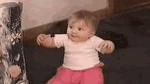 Baby And Ice Cream GIF - Baby Ice Cream Excited GIFs