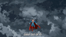 Snap Out Of It Superman GIF
