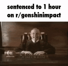 Sentenced Genshin Impact Shitpost GIF - Sentenced Genshin Impact Shitpost Meme GIFs