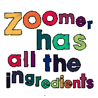Ingredients Zoomer Sticker - Ingredients Zoomer Zoomer Coin Stickers