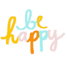 be happy pastel colors