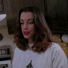 Debbie Rochon Ugly Xmas Sweater GIF - Debbie Rochon Ugly Xmas Sweater Santa Claws GIFs