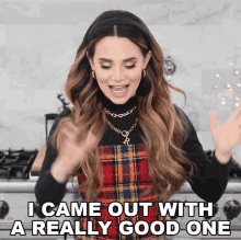 I Came Out With A Really Good One Rosanna Pansino GIF - I Came Out With A Really Good One Rosanna Pansino I Came Out With A Good One GIFs