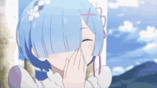 Rezero Rem GIF - Rezero Rem Laugh GIFs