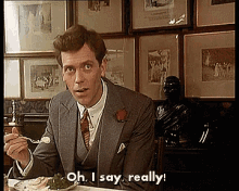 Hugh Laurie Really GIF - Hugh Laurie Really For Real GIFs