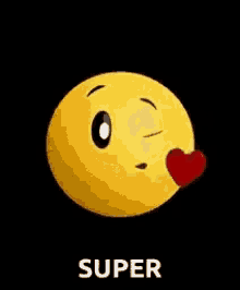 Super Emoji Kiss GIF