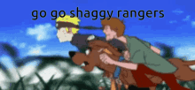 running shaggy