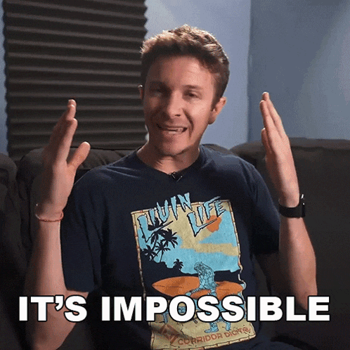 a man wearing a shirt that says