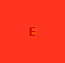 a red background with the word espana in yellow letters