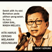 Bohong Rocky Gerung GIF - Bohong Rocky Gerung Prabowo GIFs