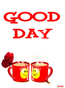Good Day Hot Drink GIF - Good Day Hot Drink Smiley GIFs