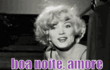 Marilyn Monroe / Boa Noite Amore / Boa Noite / Beijo GIF - Marilyn Monroe Good Night Boo Good Night GIFs