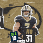 New Orleans Saints (31) Vs. Seattle Seahawks (19) Third Quarter GIF - Nfl National Football League Football League GIFs