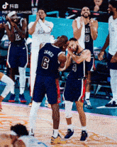 a basketball player wearing a jersey with the number 6 on it