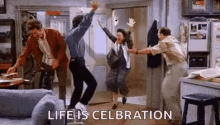 Excited Seinfeld GIF - Excited Seinfeld Life Is Celbration GIFs