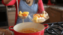 Red Curry With Shrimp, Pineapples, And Tomatoes GIF