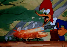 Woody Woodpecker Popcorn GIF - Woody Woodpecker Popcorn Eating Popcorn GIFs