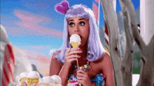 Katy Perry Licking GIF - Katy Perry Licking Ice Cream GIFs