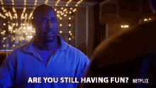 Are You Still Having Fun Db Woodside GIF - Are You Still Having Fun Db Woodside Amenadiel GIFs