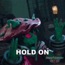Hold On Mucus GIF - Hold On Mucus Power Rangers Dino Fury GIFs