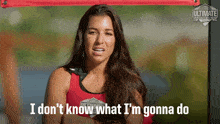 I Don'T Know What I'M Gonna Do I Don'T Know What I'M Supposed To Do Courtney Copoc-hopkins GIF - I Don'T Know What I'M Gonna Do I Don'T Know What I'M Supposed To Do Courtney Copoc-hopkins Canada'S Ultimate Challenge GIFs