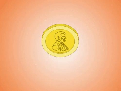 coin flip yes no gif