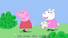You Never Stop Talking Shut Up GIF - You Never Stop Talking Shut Up Peppa GIFs
